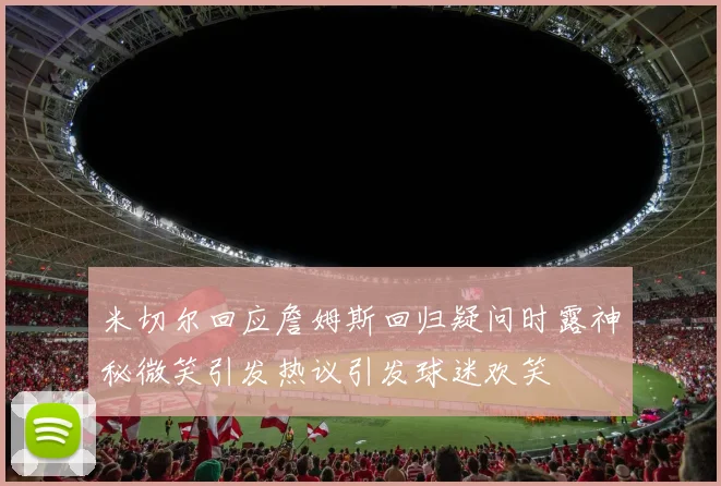 米切尔回应詹姆斯回归疑问时露神秘微笑引发热议引发球迷欢笑